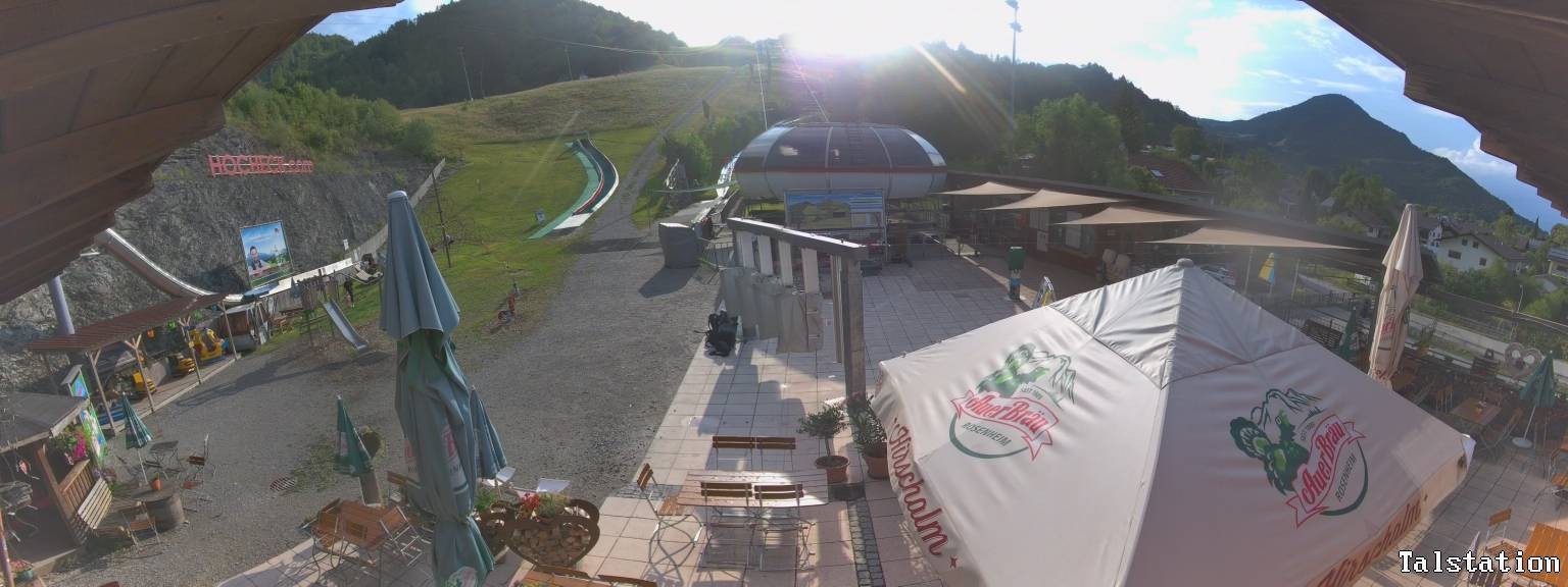 Archiv Foto Webcam Skigebiet Oberaudorf Hocheck: Talstation