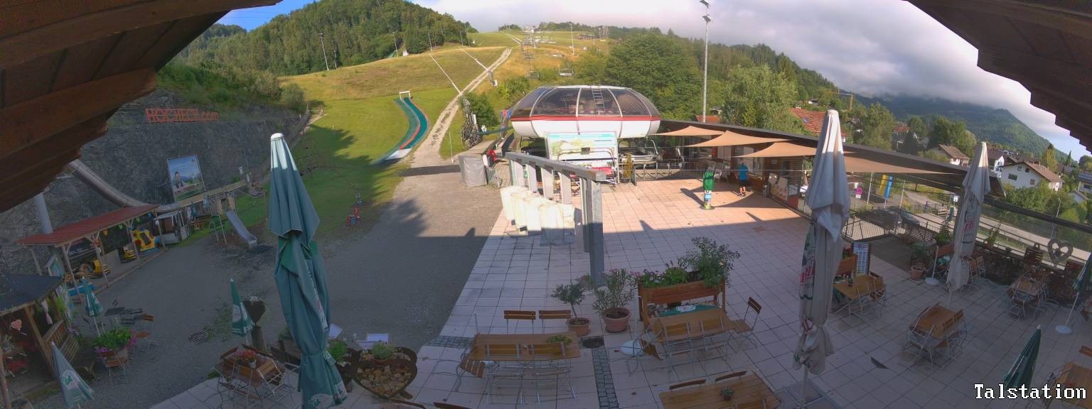 Archiv Foto Webcam Skigebiet Oberaudorf Hocheck: Talstation