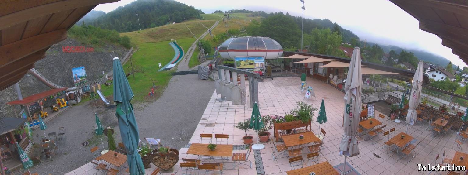 Archiv Foto Webcam Skigebiet Oberaudorf Hocheck: Talstation