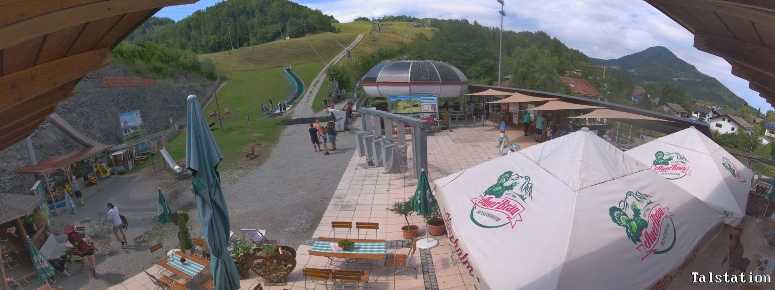 Archiv Foto Webcam Skigebiet Oberaudorf Hocheck: Talstation