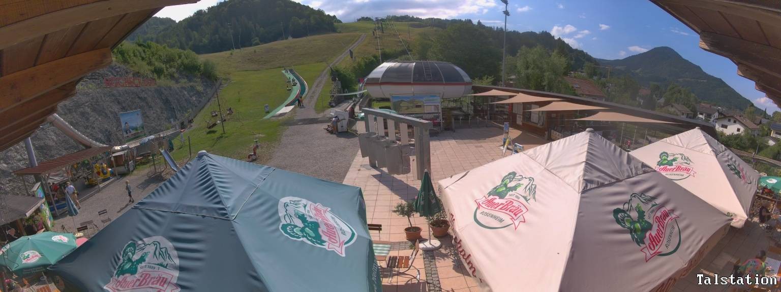 Archiv Foto Webcam Skigebiet Oberaudorf Hocheck: Talstation