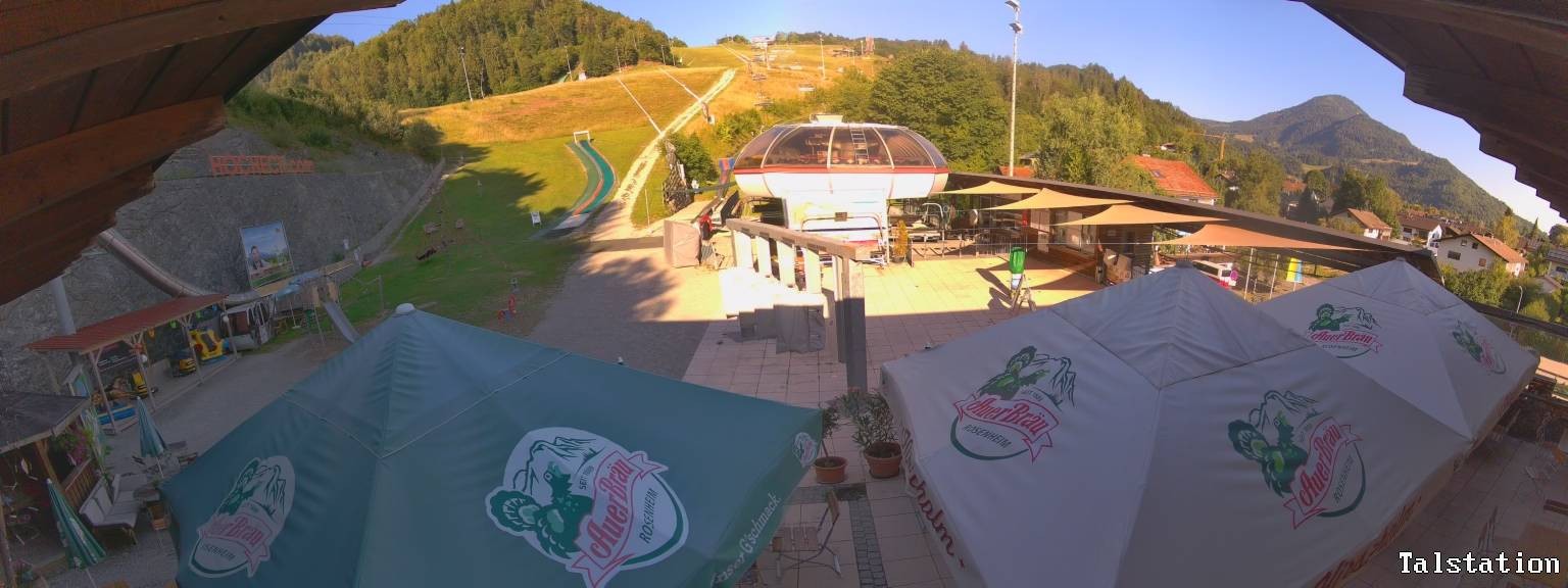 Archived image Webcam Oberaudorf Hocheck ski resort: base station