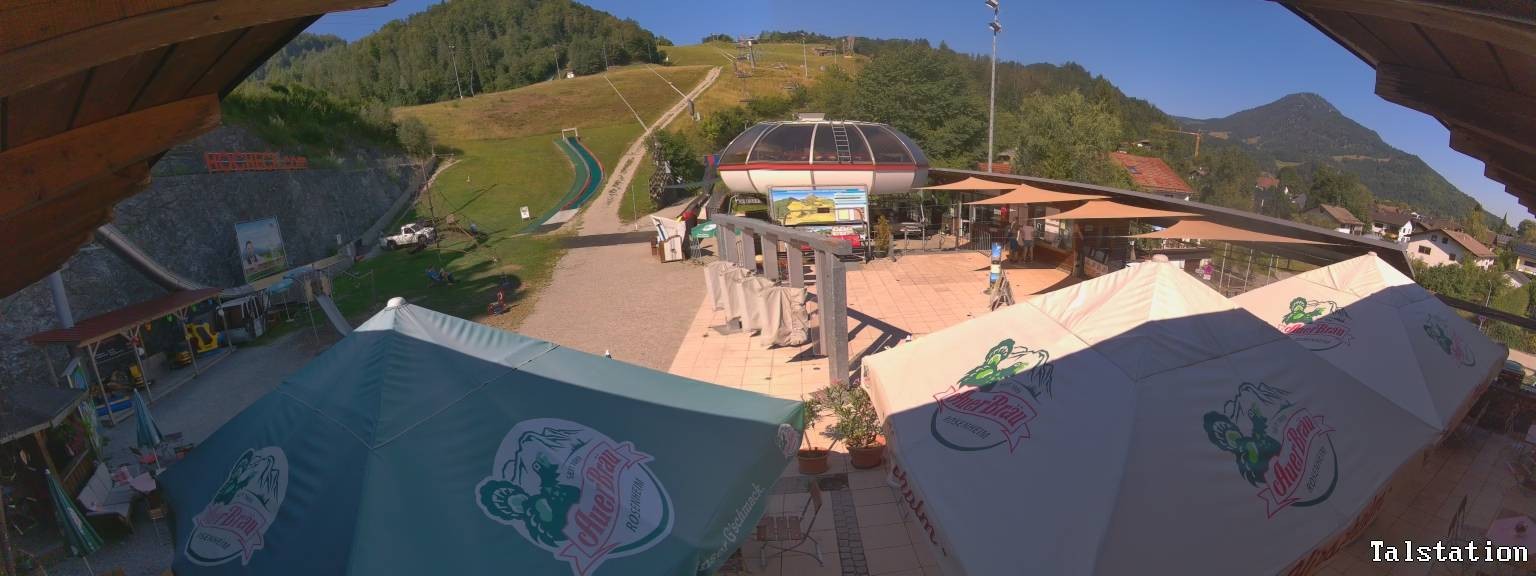 Archived image Webcam Oberaudorf Hocheck ski resort: base station