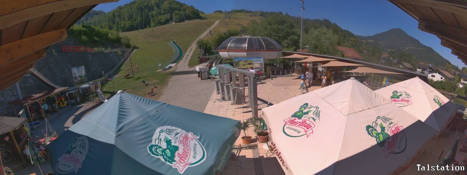 Archived image Webcam Oberaudorf Hocheck ski resort: base station