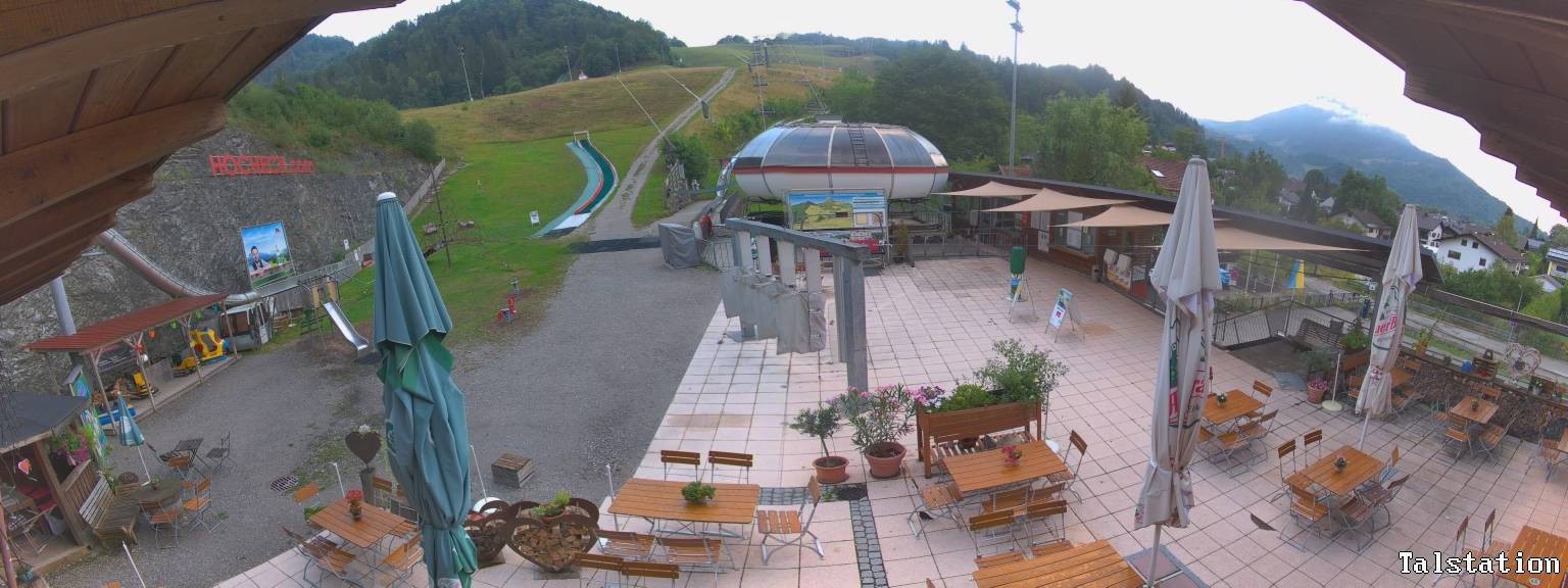 Archiv Foto Webcam Skigebiet Oberaudorf Hocheck: Talstation