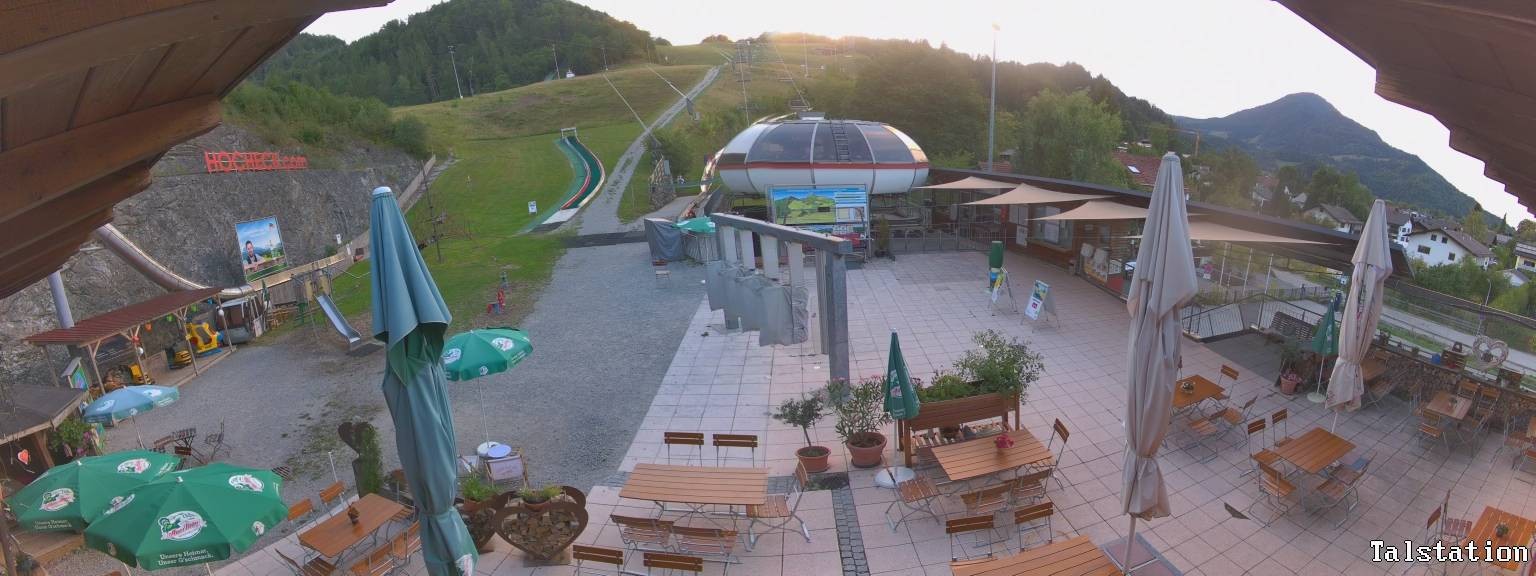 Archiv Foto Webcam Skigebiet Oberaudorf Hocheck: Talstation