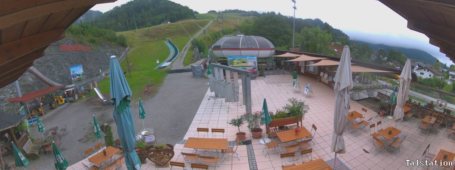 Archiv Foto Webcam Skigebiet Oberaudorf Hocheck: Talstation