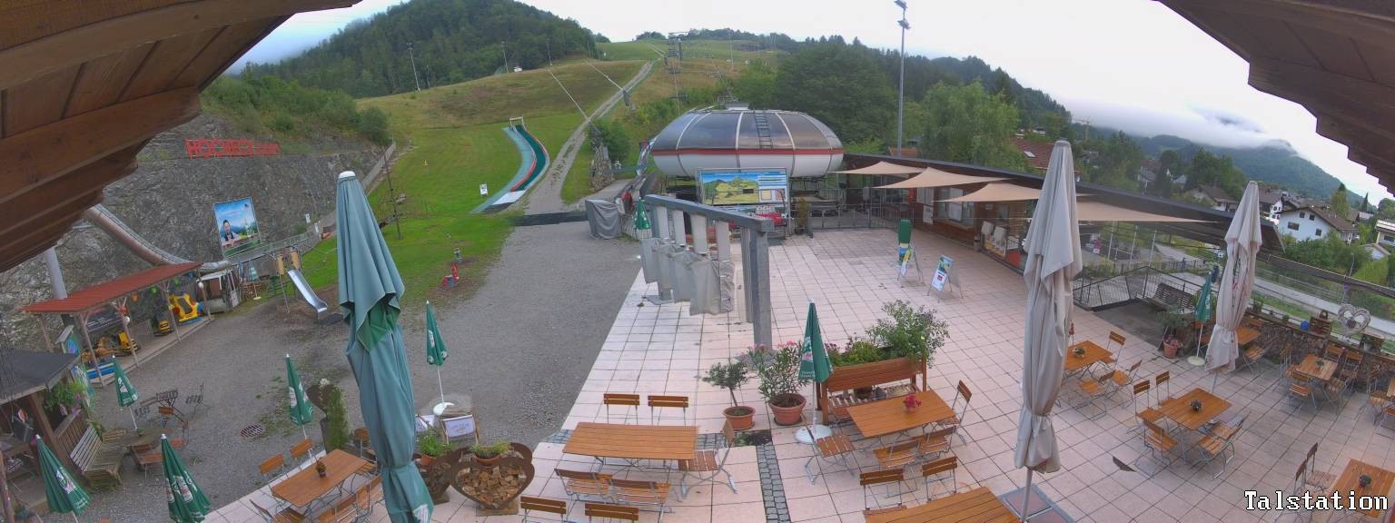 Archiv Foto Webcam Skigebiet Oberaudorf Hocheck: Talstation