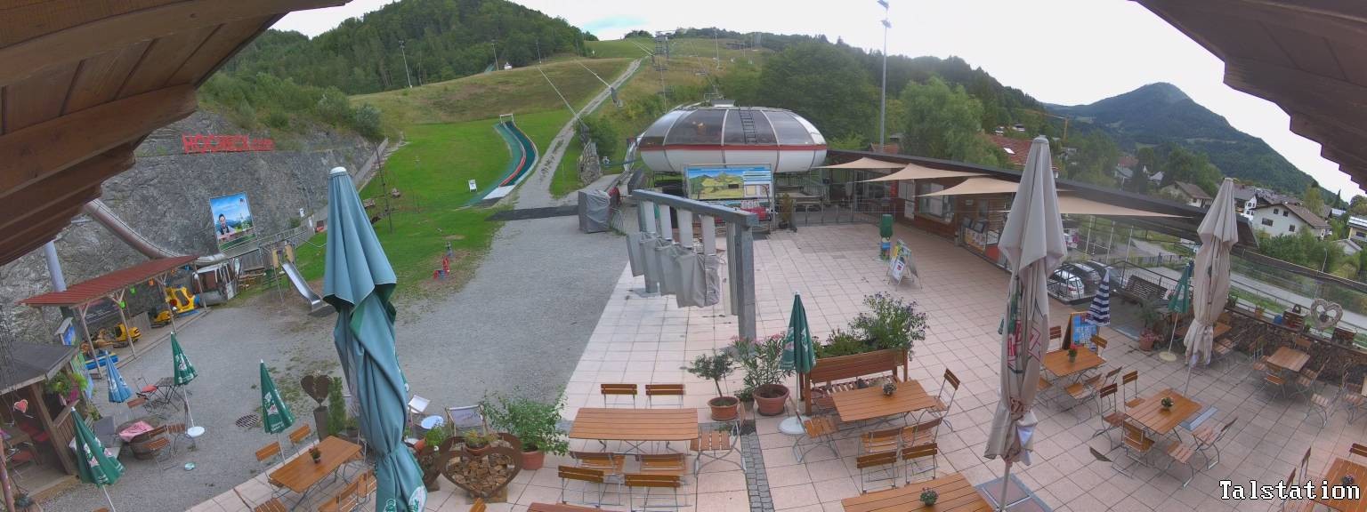 Archiv Foto Webcam Skigebiet Oberaudorf Hocheck: Talstation