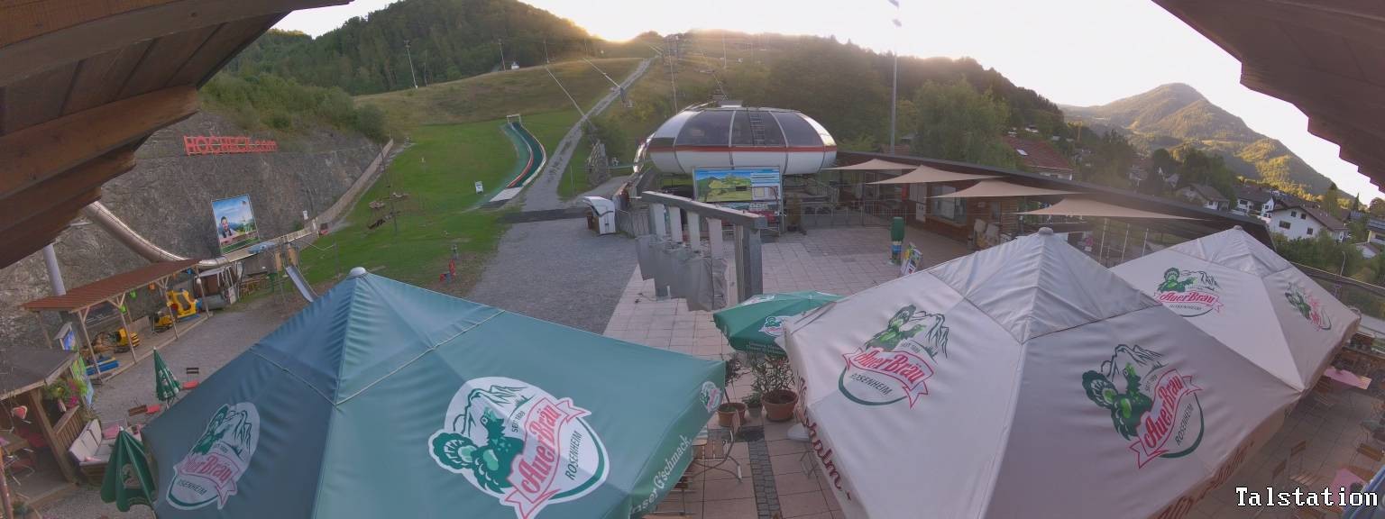 Archiv Foto Webcam Skigebiet Oberaudorf Hocheck: Talstation
