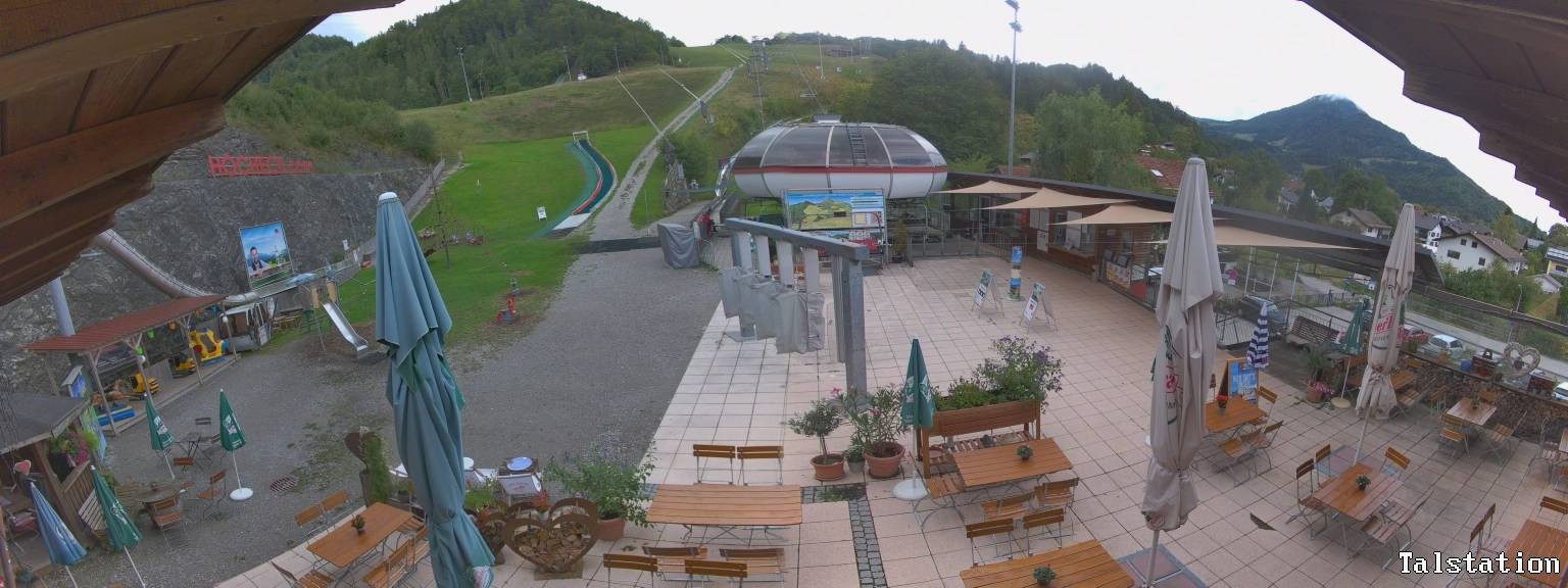 Archiv Foto Webcam Skigebiet Oberaudorf Hocheck: Talstation