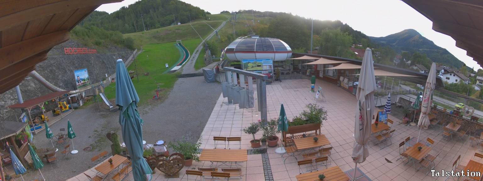 Archiv Foto Webcam Skigebiet Oberaudorf Hocheck: Talstation