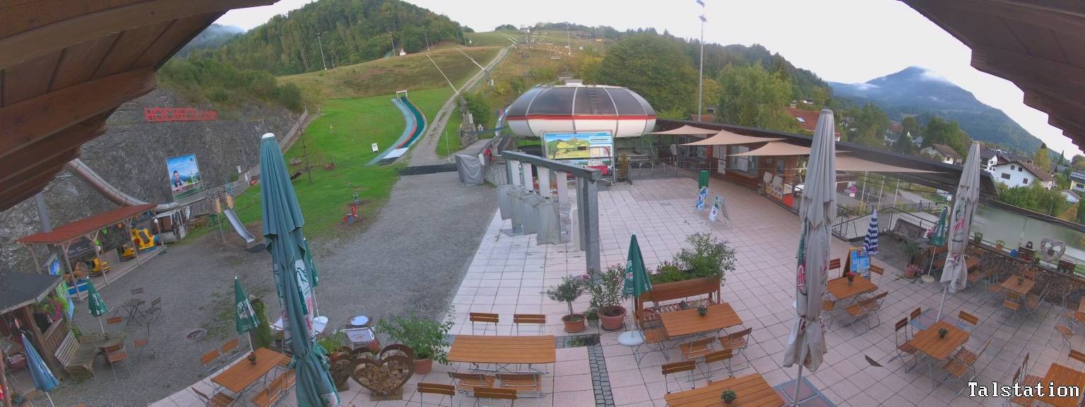 Archiv Foto Webcam Skigebiet Oberaudorf Hocheck: Talstation