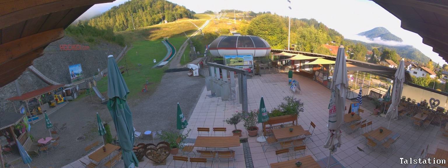 Archiv Foto Webcam Skigebiet Oberaudorf Hocheck: Talstation