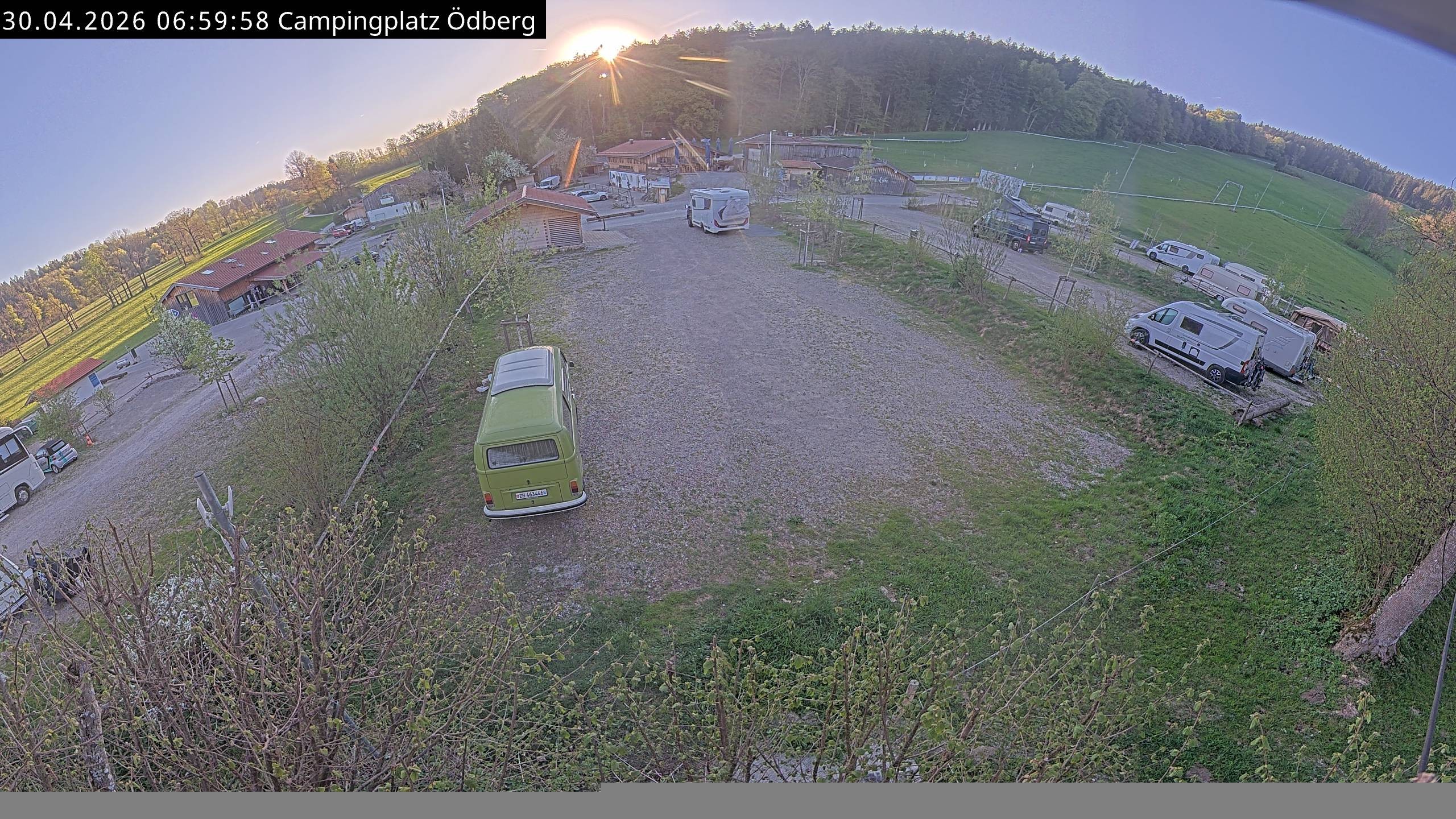 Archiv Foto Webcam Ödbergalm und Campingplatz am Tegernsee