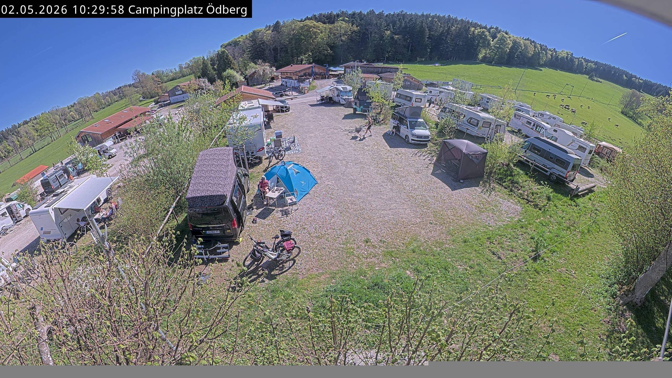 Archiv Foto Webcam Ödbergalm und Campingplatz am Tegernsee