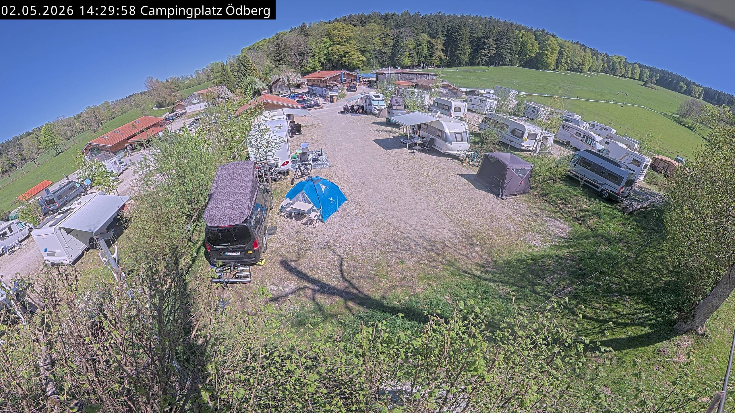 Archiv Foto Webcam Ödbergalm und Campingplatz am Tegernsee