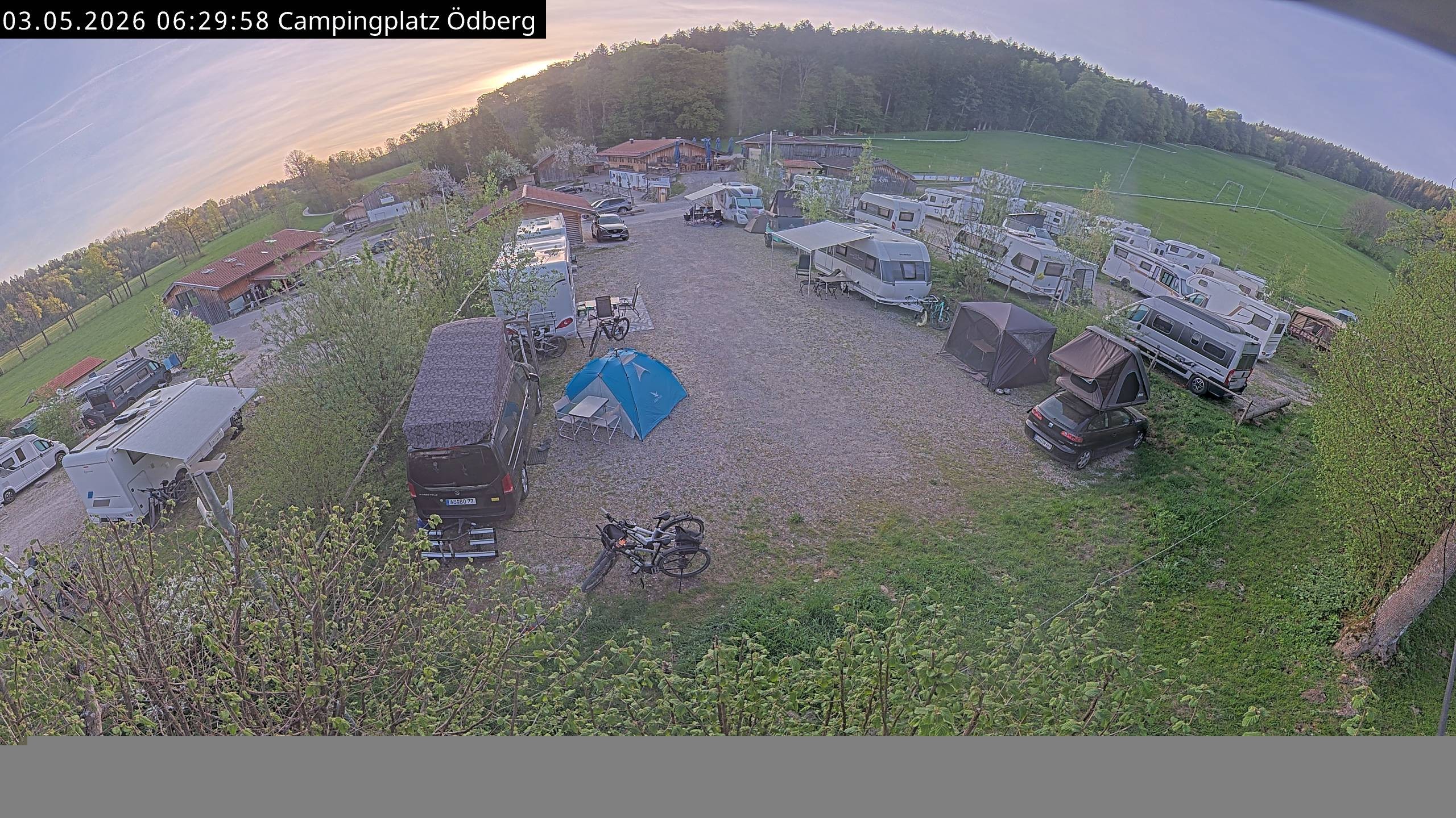 Archiv Foto Webcam Ödbergalm und Campingplatz am Tegernsee