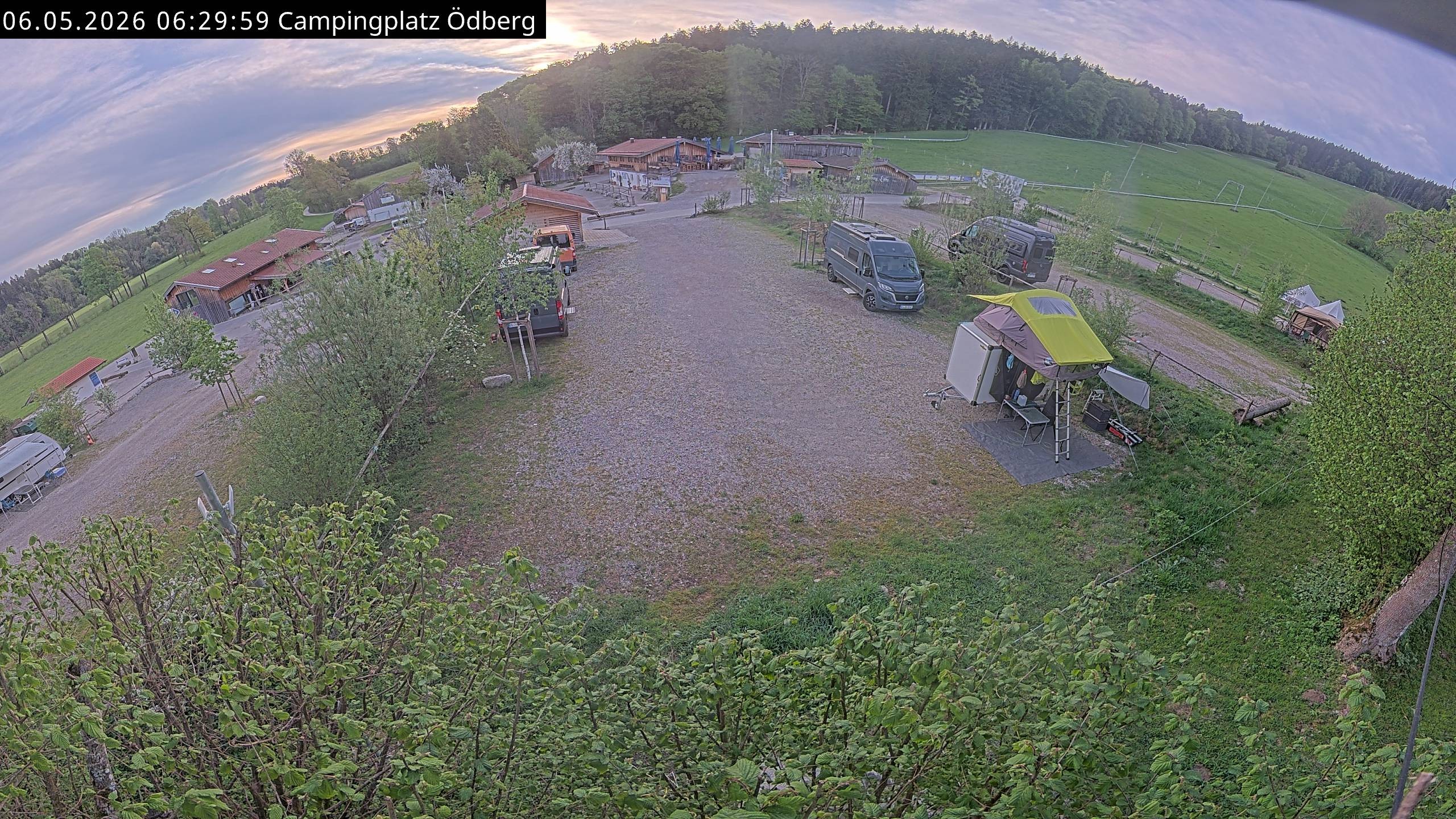 Archiv Foto Webcam Ödbergalm und Campingplatz am Tegernsee