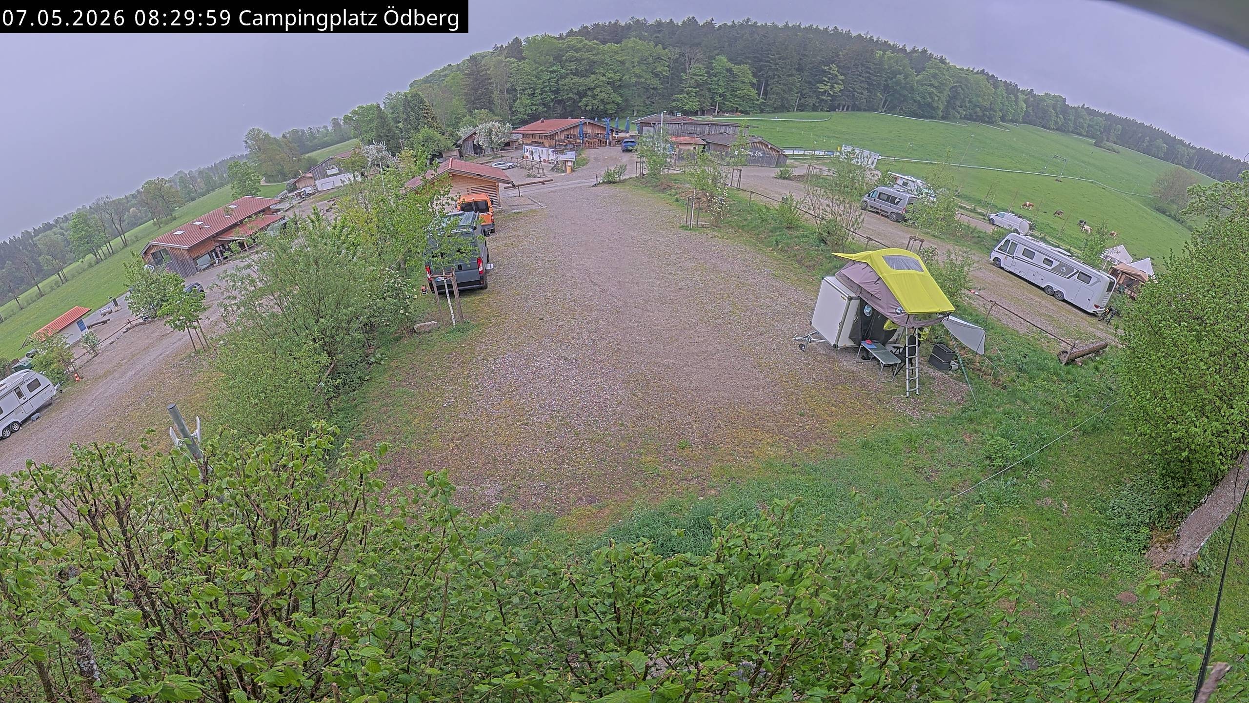 Archiv Foto Webcam Ödbergalm und Campingplatz am Tegernsee