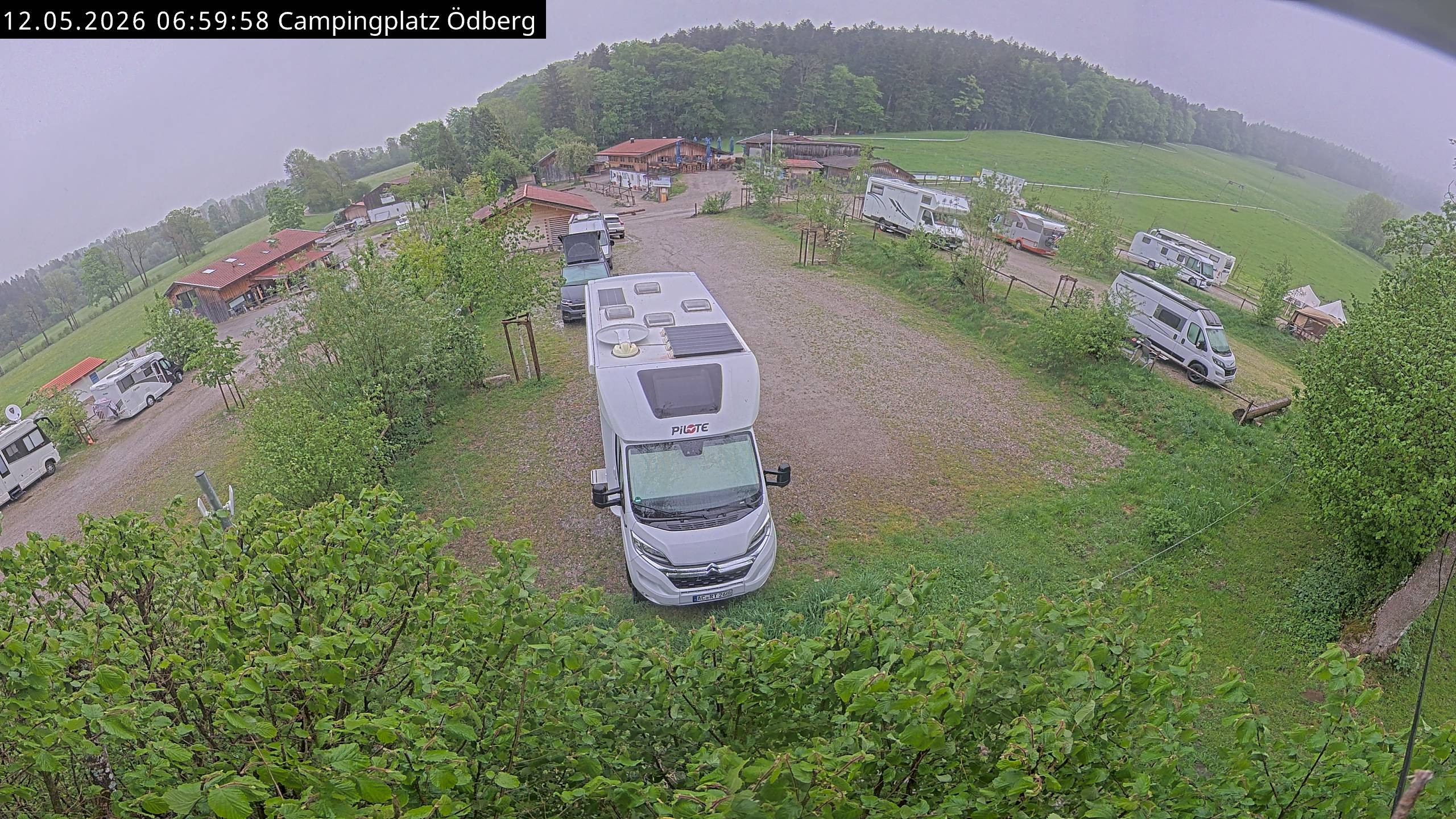 Archiv Foto Webcam Ödbergalm und Campingplatz am Tegernsee