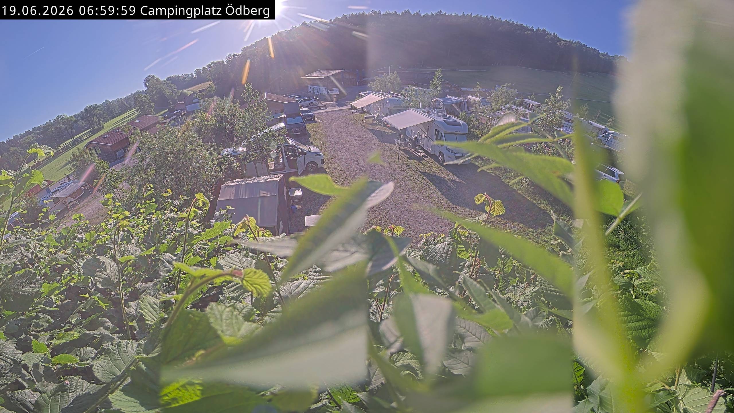 Archiv Foto Webcam Ödbergalm und Campingplatz am Tegernsee