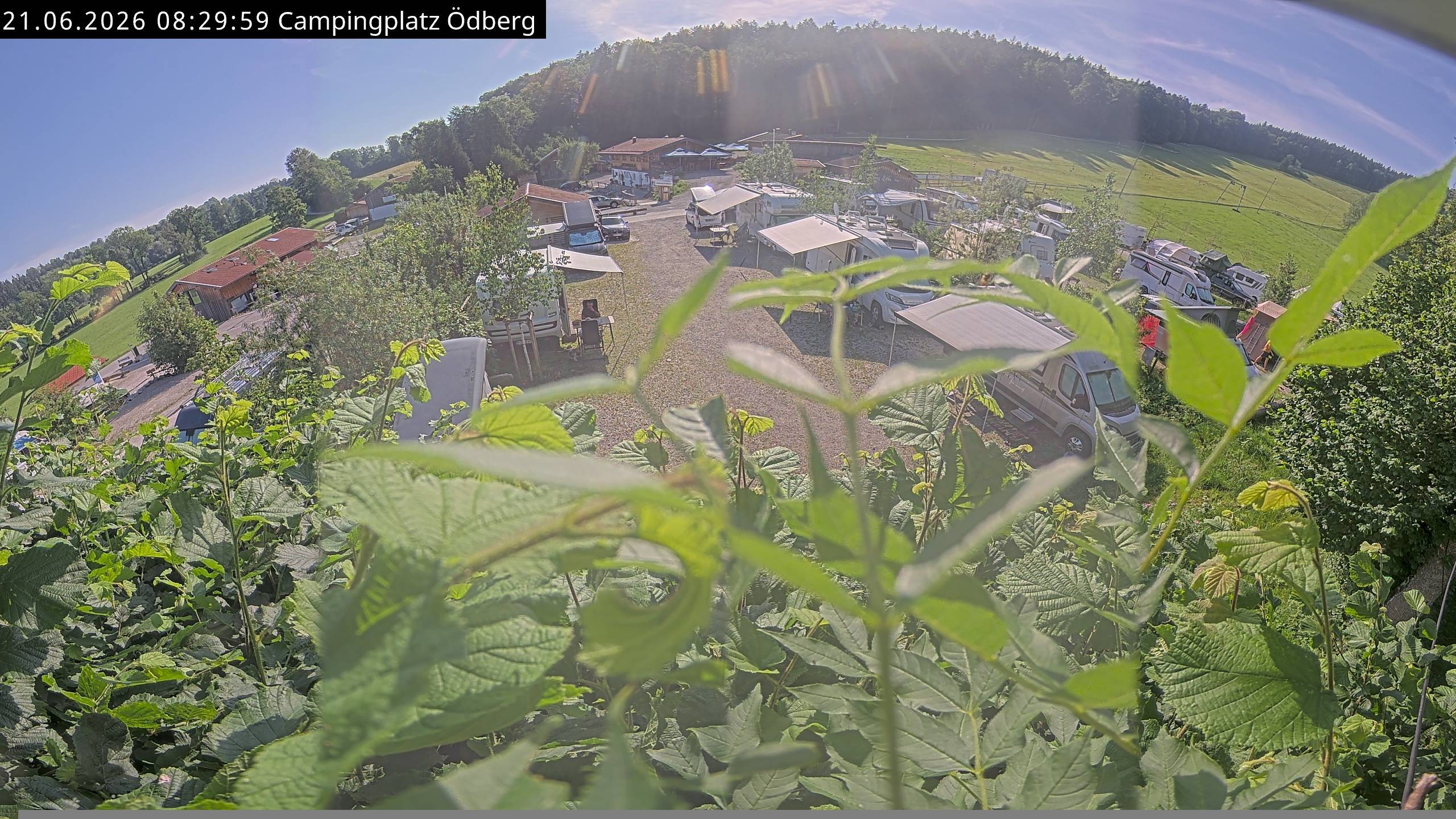 Archiv Foto Webcam Ödbergalm und Campingplatz am Tegernsee