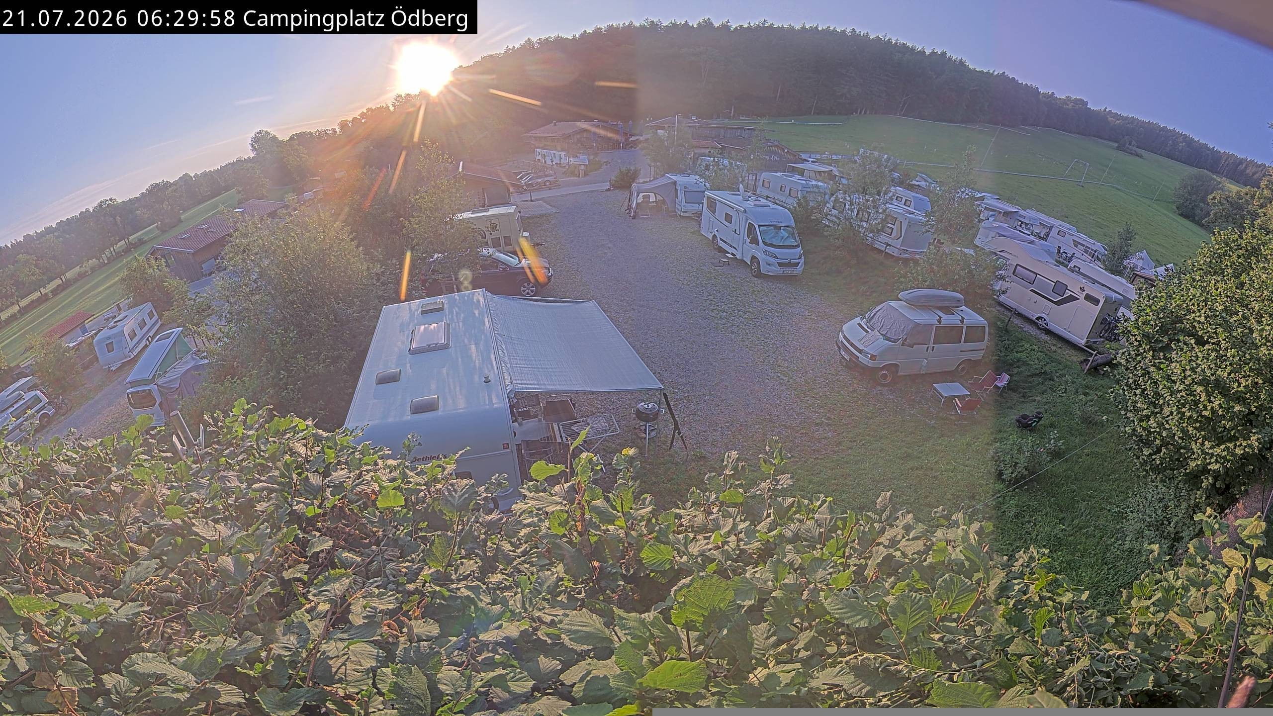 Archiv Foto Webcam Ödbergalm und Campingplatz am Tegernsee