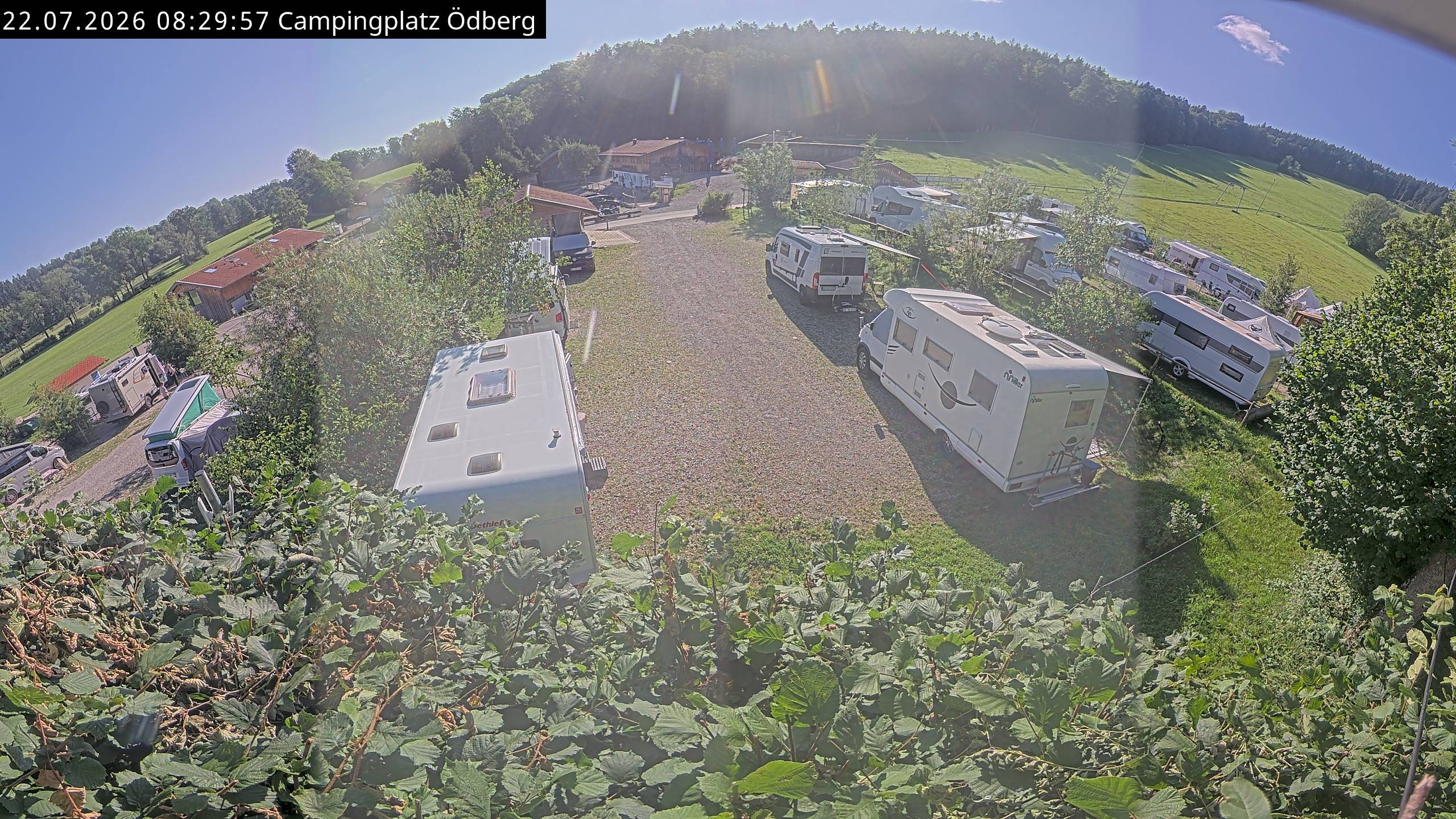 Archiv Foto Webcam Ödbergalm und Campingplatz am Tegernsee