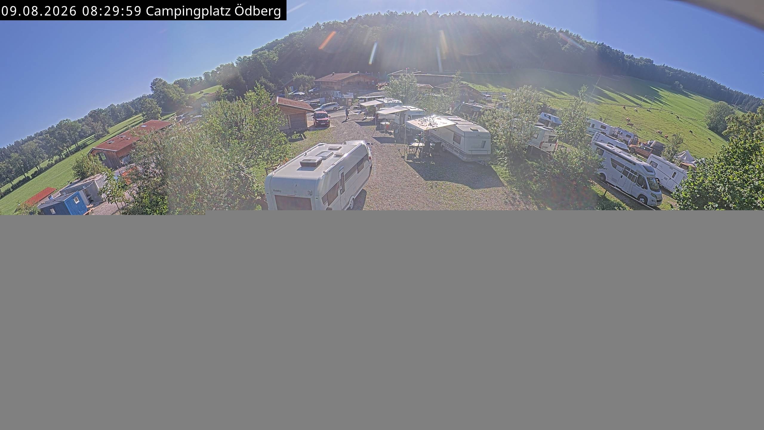Archiv Foto Webcam Ödbergalm und Campingplatz am Tegernsee