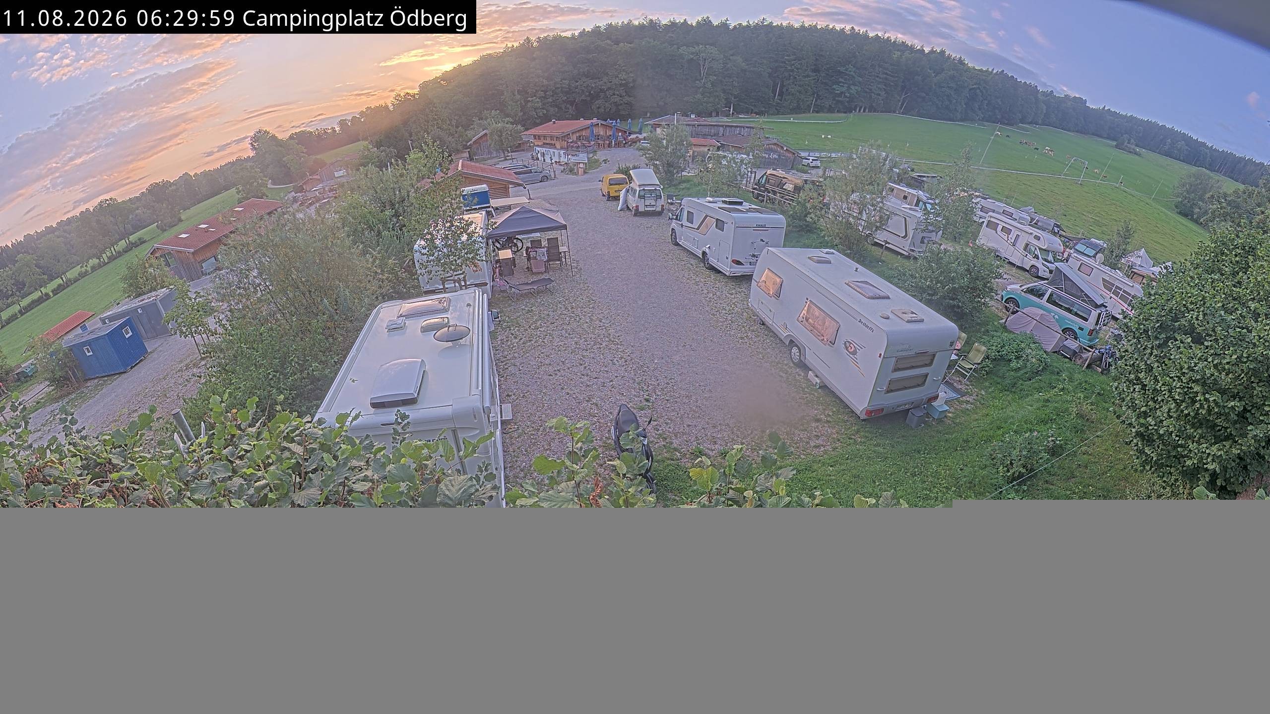 Archiv Foto Webcam Ödbergalm und Campingplatz am Tegernsee
