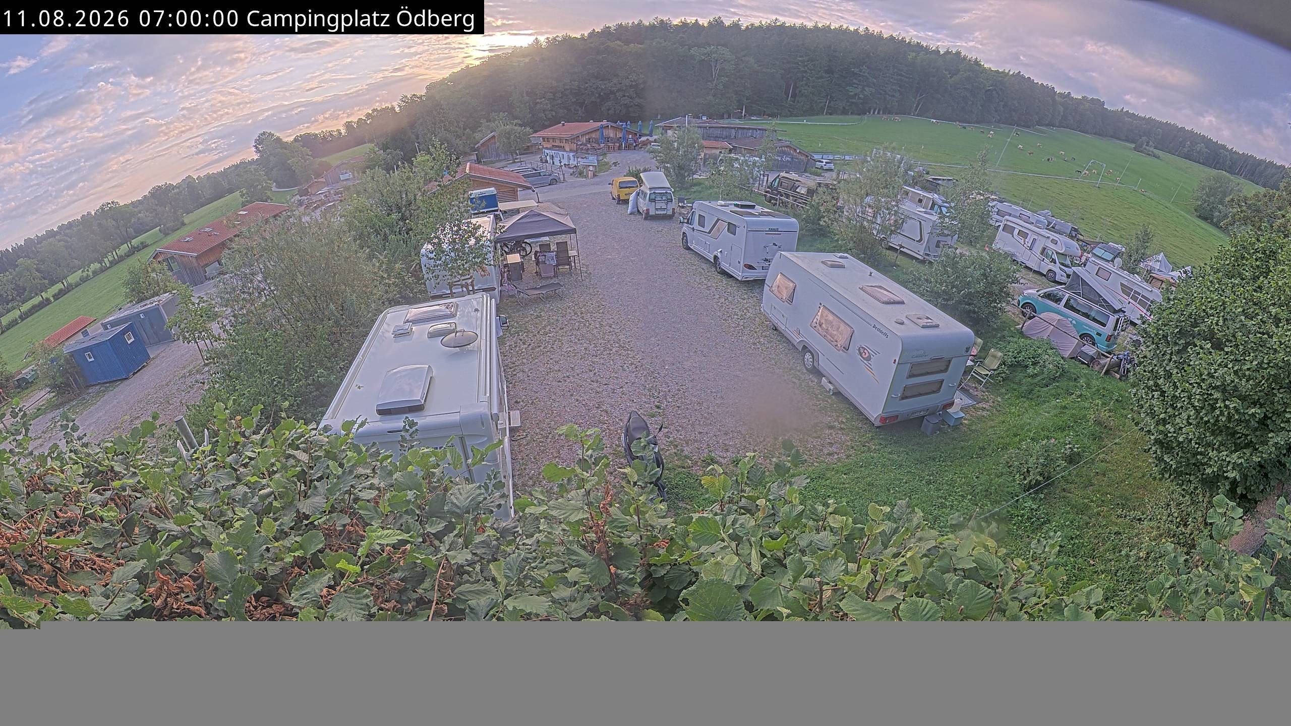 Archiv Foto Webcam Ödbergalm und Campingplatz am Tegernsee