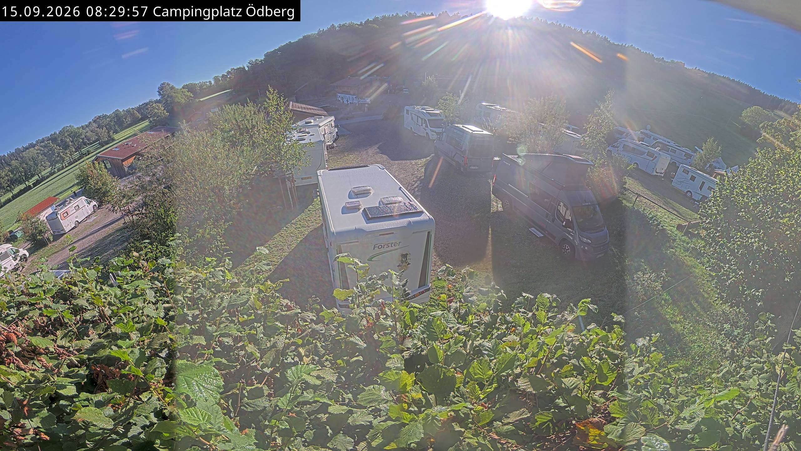 Archiv Foto Webcam Ödbergalm und Campingplatz am Tegernsee