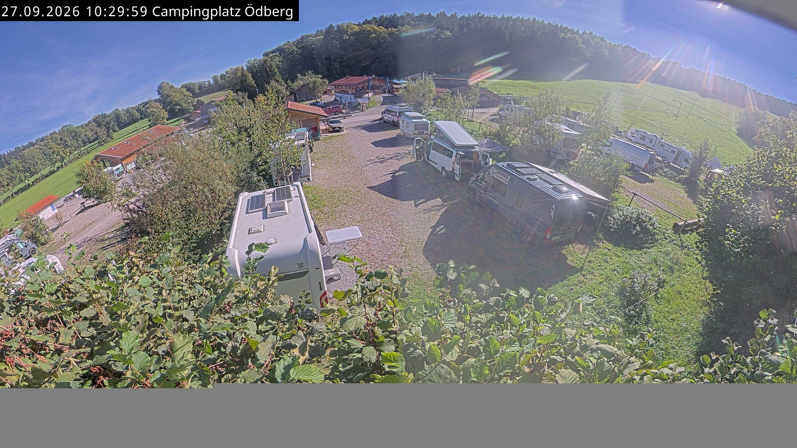 Archiv Foto Webcam Ödbergalm und Campingplatz am Tegernsee