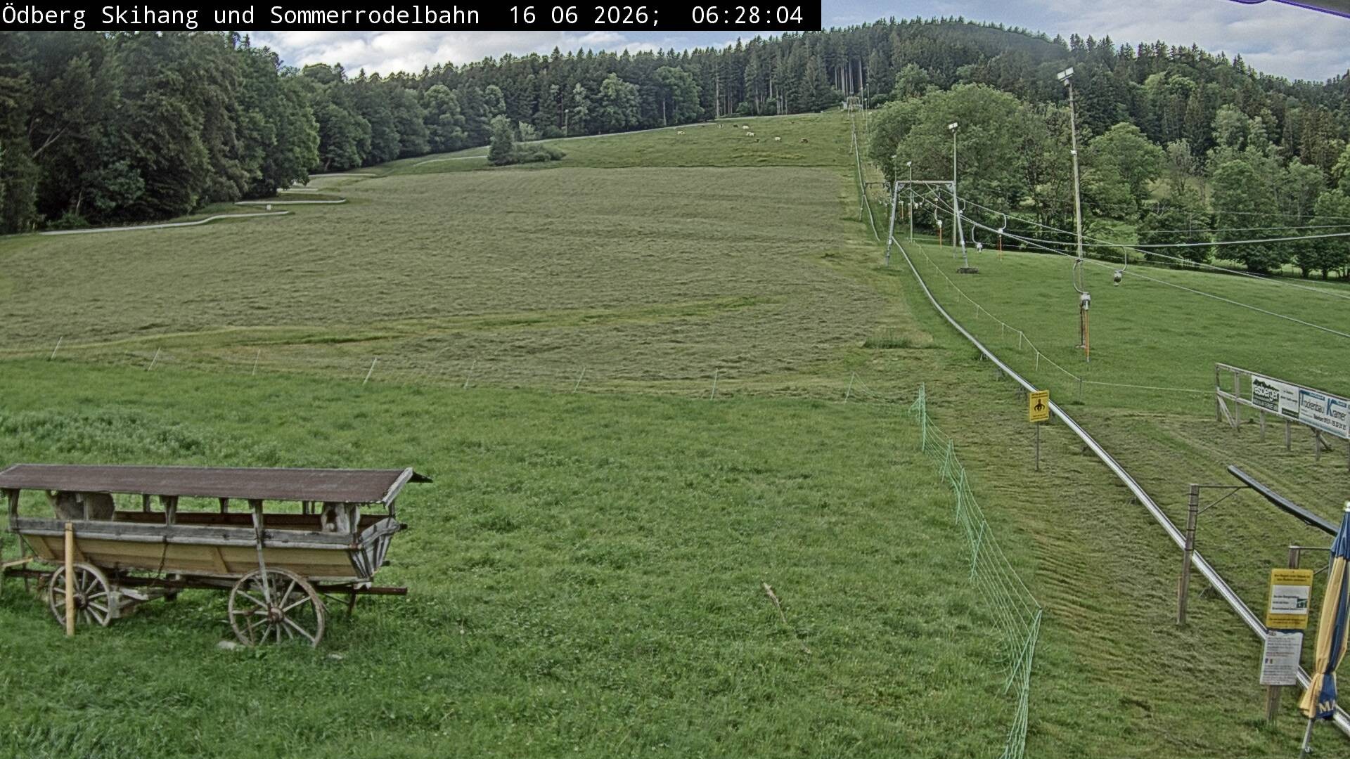 Archiv Foto Webcam Sommerrodelbahn Ödberg