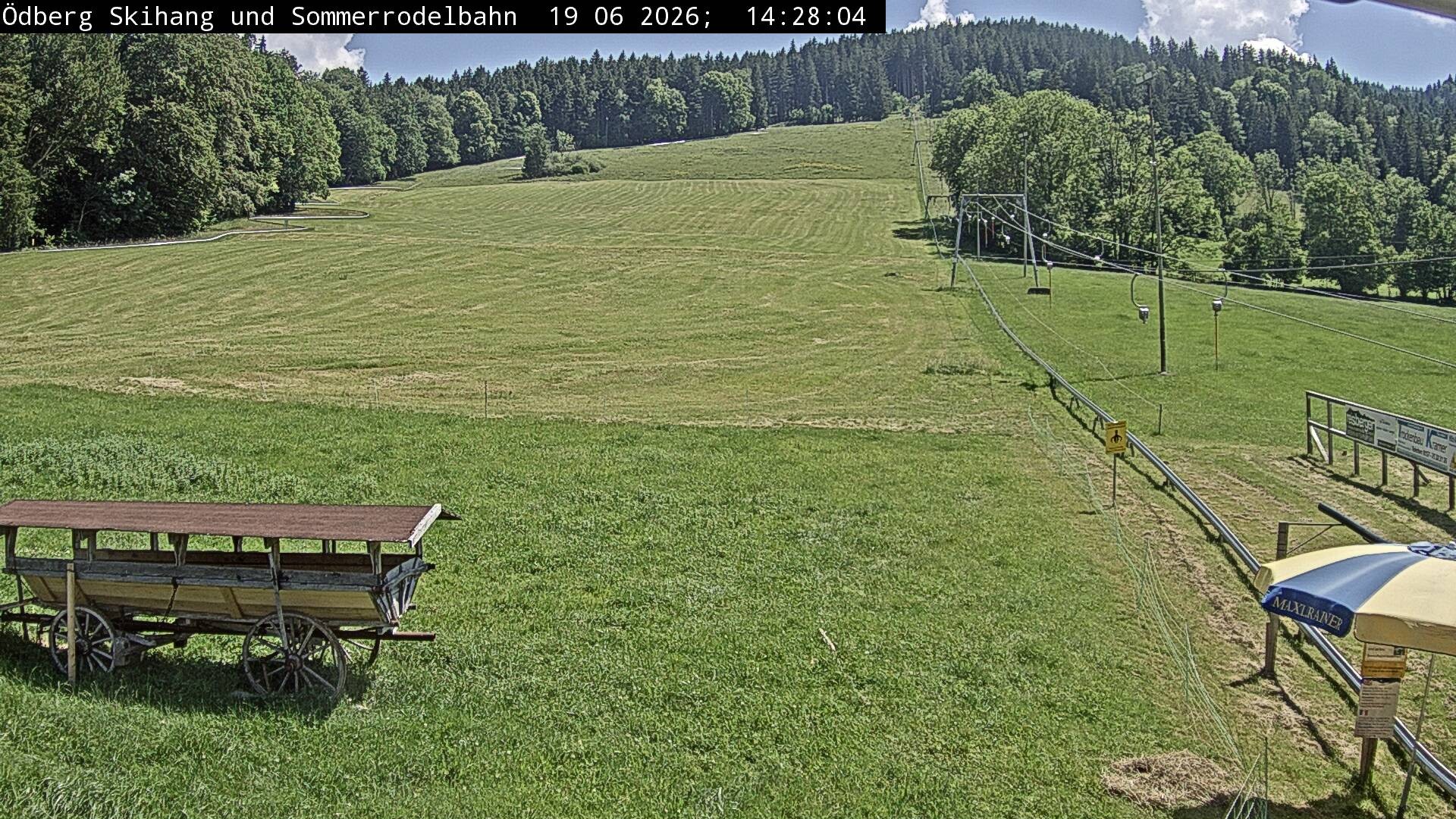 Archiv Foto Webcam Sommerrodelbahn Ödberg