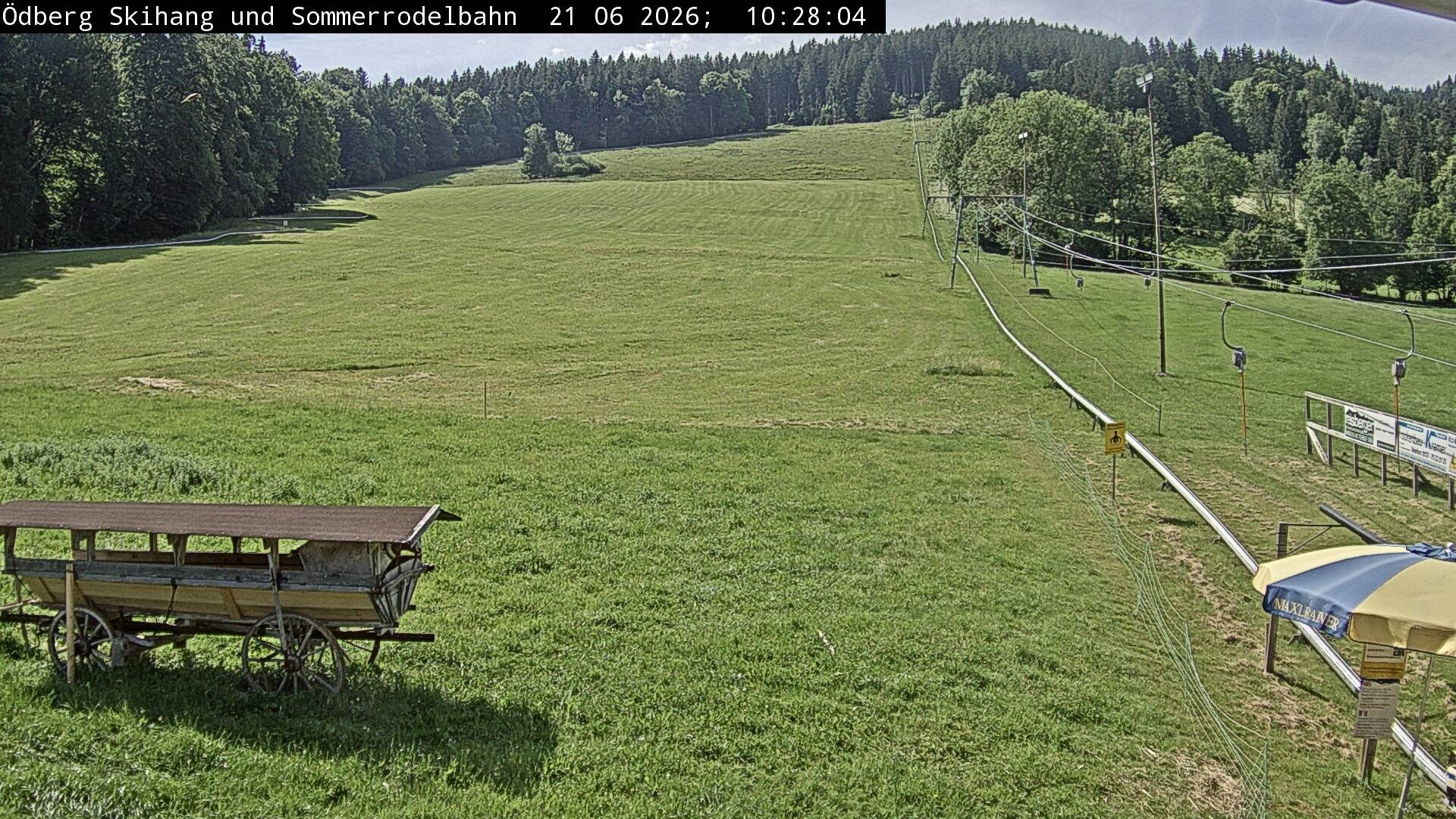 Archiv Foto Webcam Sommerrodelbahn Ödberg