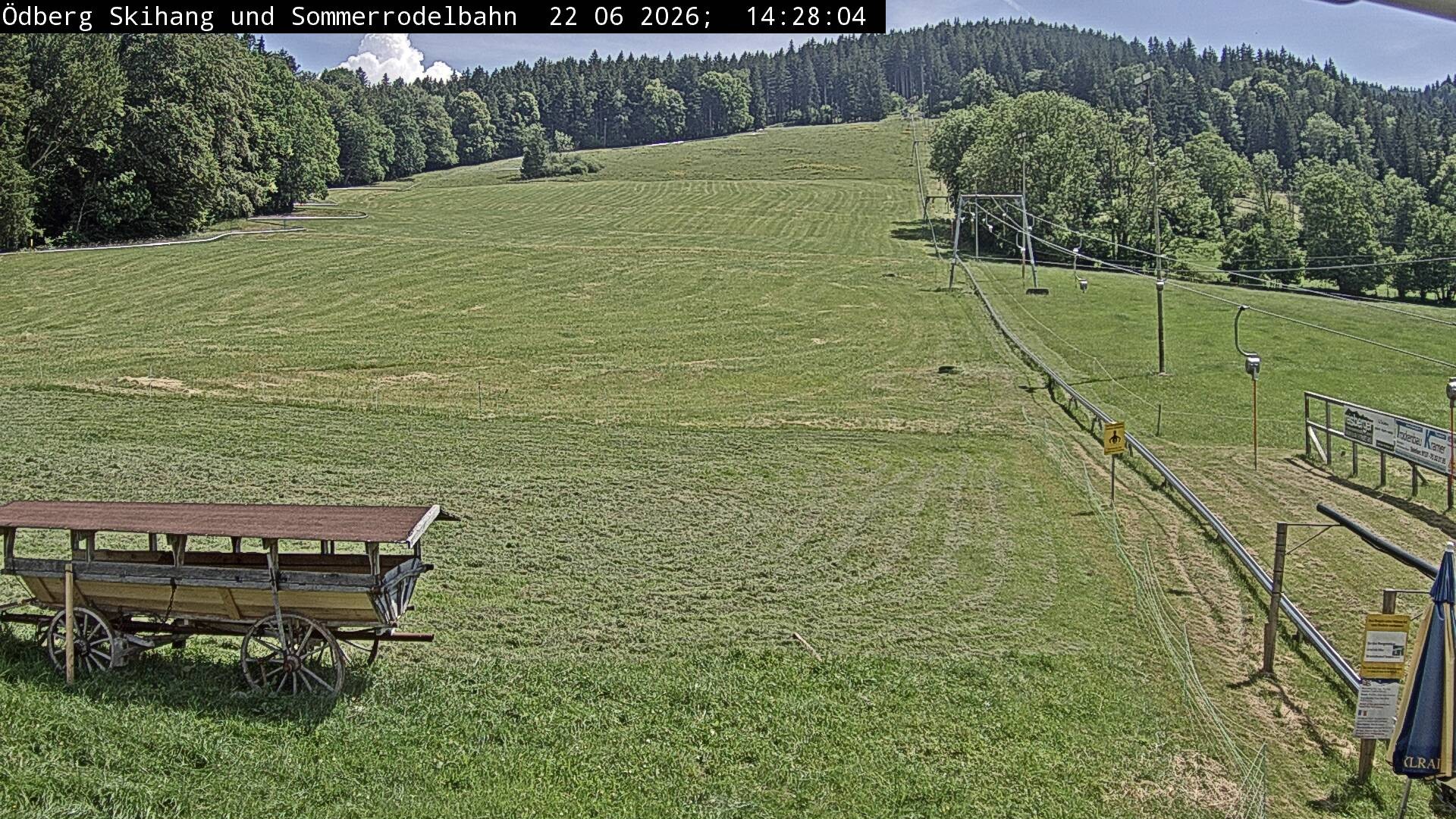 Archiv Foto Webcam Sommerrodelbahn Ödberg