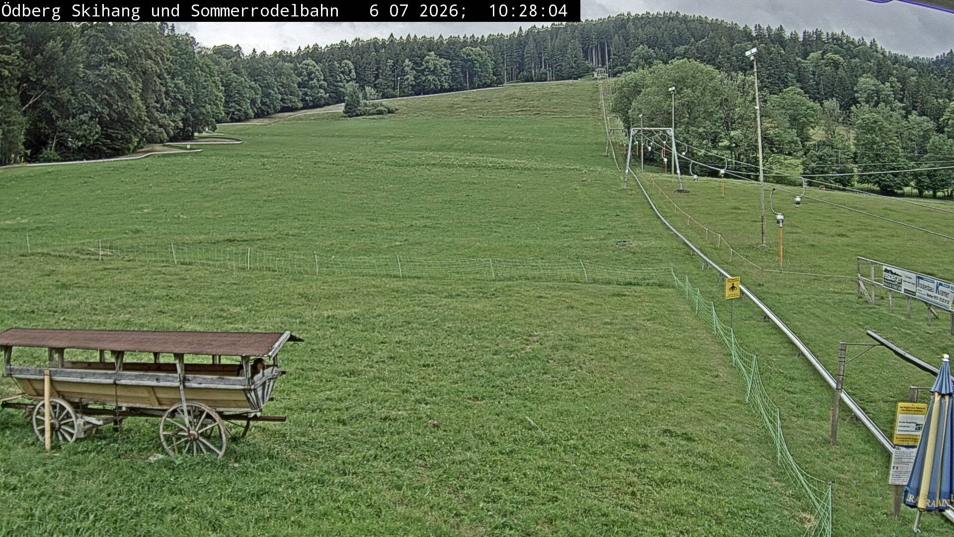 Archiv Foto Webcam Sommerrodelbahn Ödberg