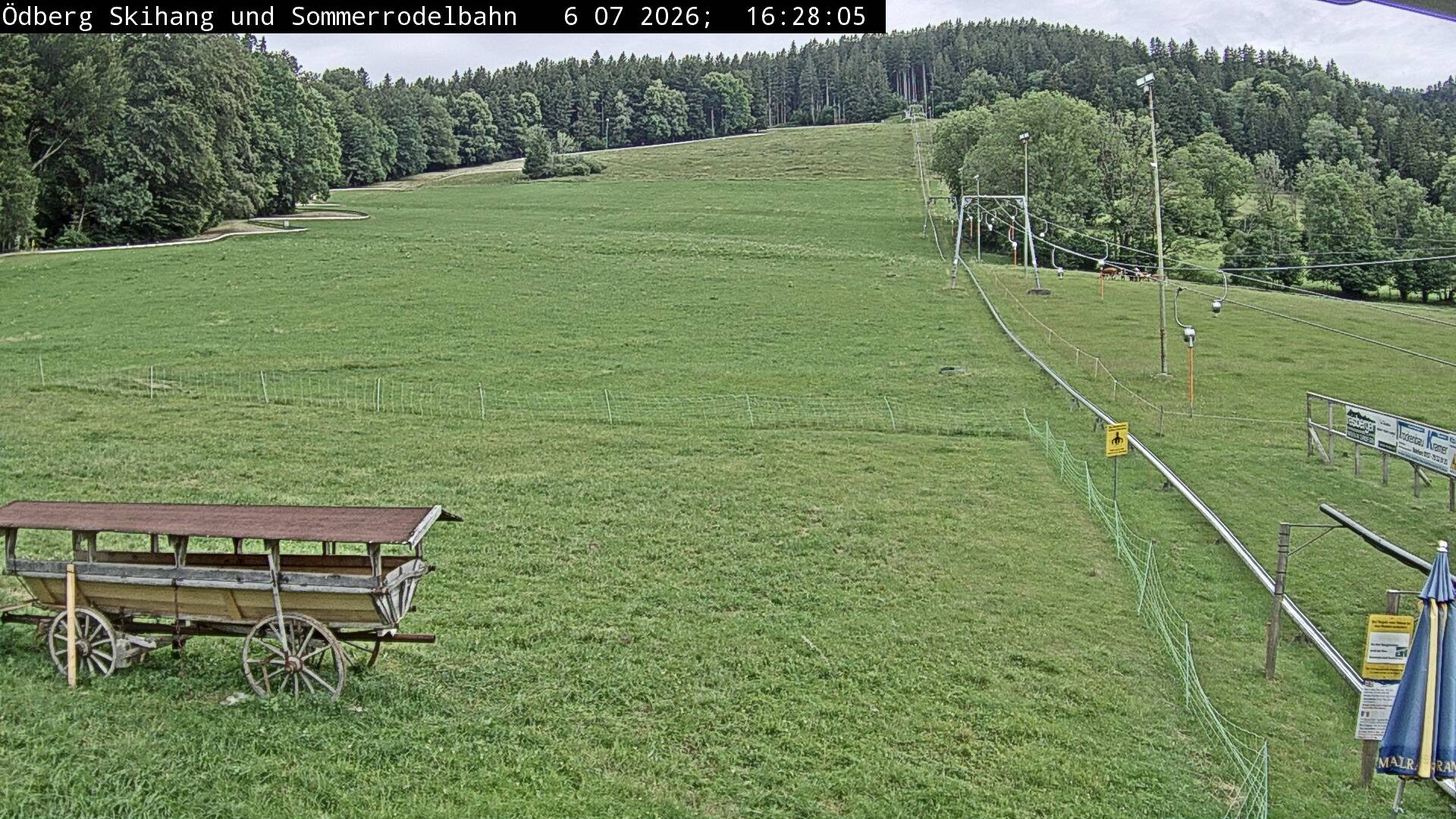 Archiv Foto Webcam Sommerrodelbahn Ödberg