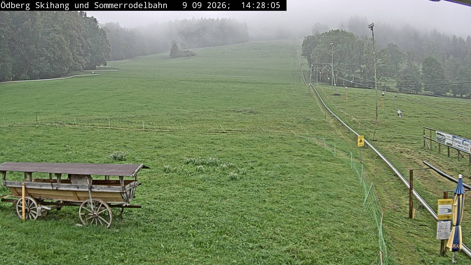Archiv Foto Webcam Sommerrodelbahn Ödberg