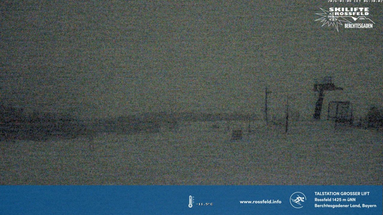 Archiv Foto Webcam Skigebiet Rossfeld: Großer Lift