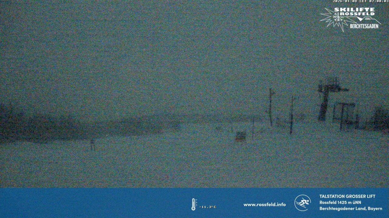 Archiv Foto Webcam Skigebiet Rossfeld: Großer Lift
