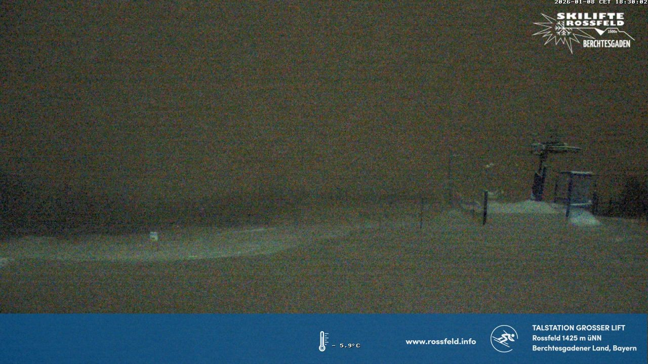 Archiv Foto Webcam Skigebiet Rossfeld: Großer Lift