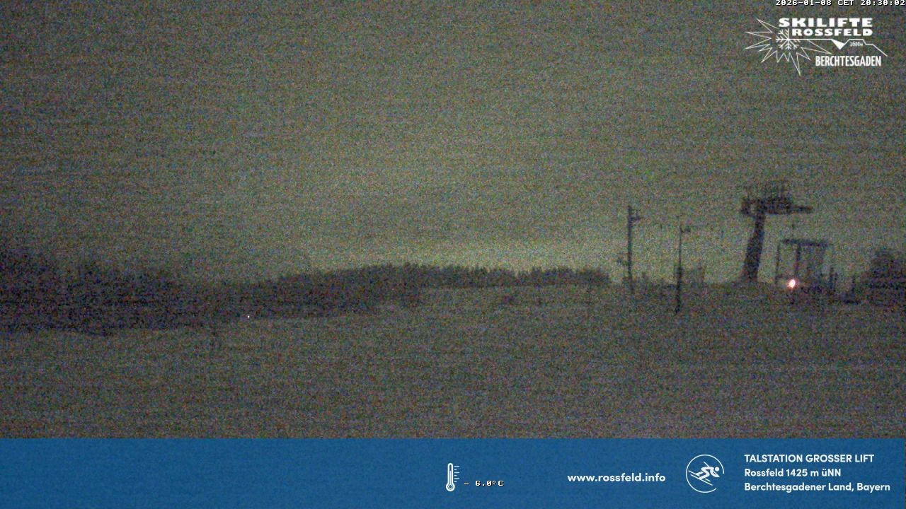 Archiv Foto Webcam Skigebiet Rossfeld: Großer Lift