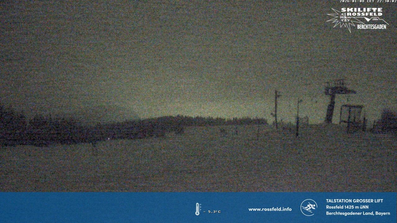 Archiv Foto Webcam Skigebiet Rossfeld: Großer Lift