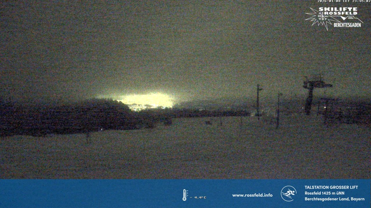 Archiv Foto Webcam Skigebiet Rossfeld: Großer Lift