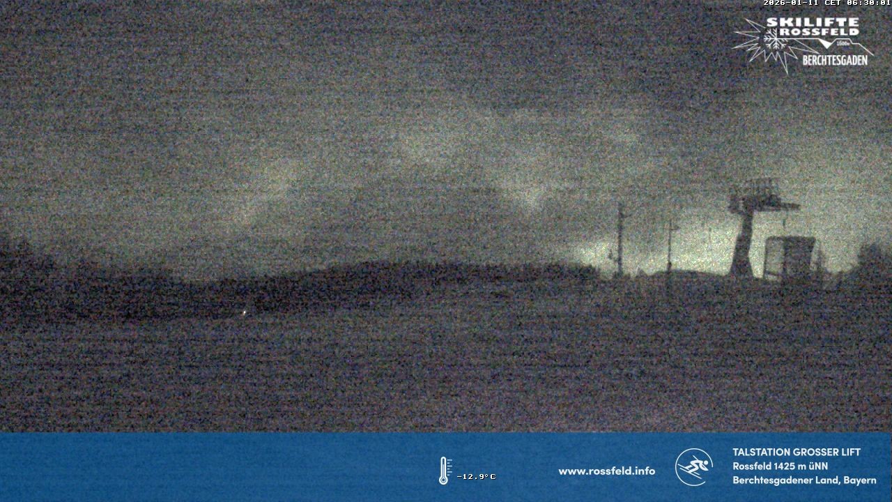 Archiv Foto Webcam Skigebiet Rossfeld: Großer Lift