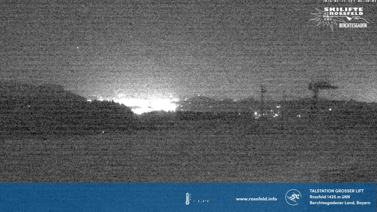 Archived image Webcam Rossfeld ski resort: Großer lift T-Bar