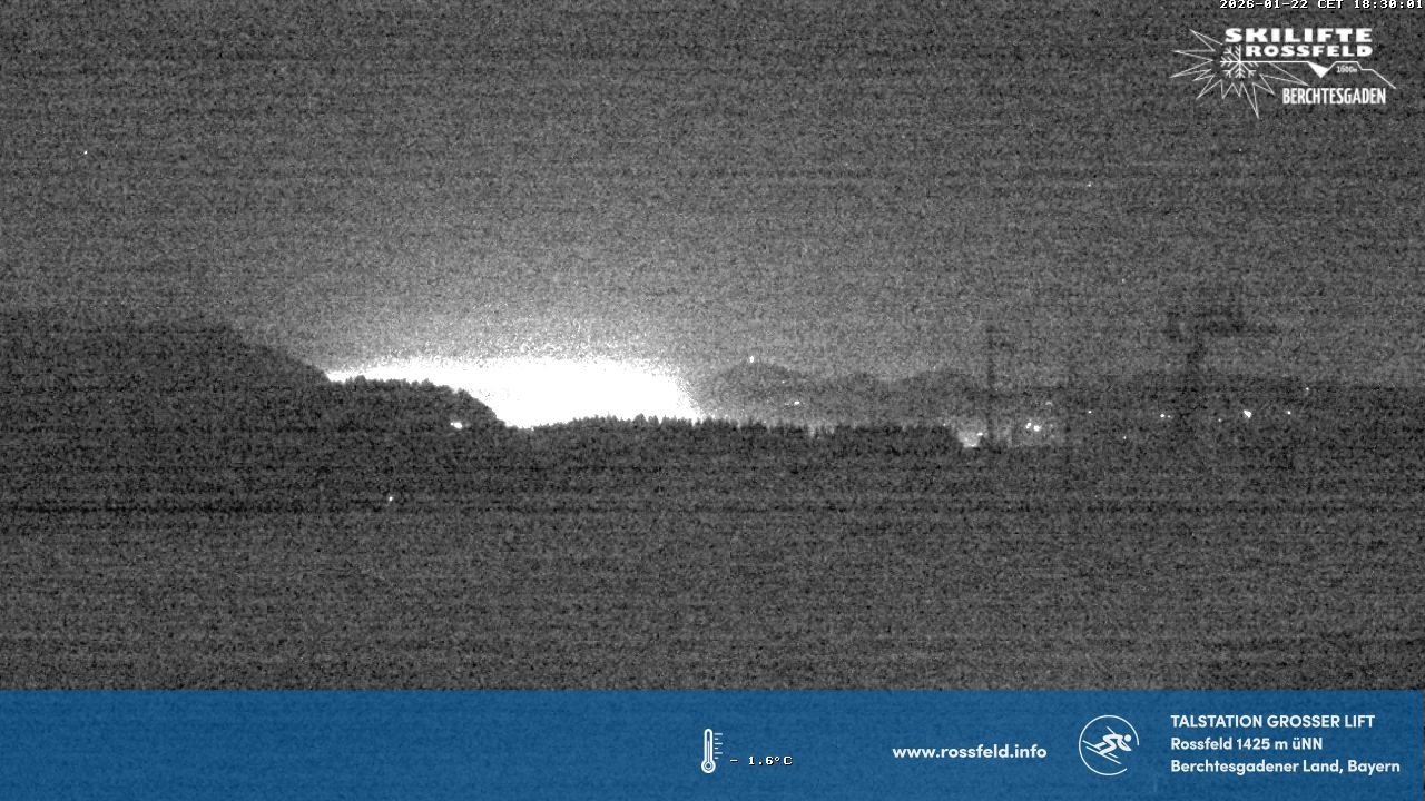 Archived image Webcam Rossfeld ski resort: Großer lift T-Bar